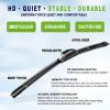OEM QUALITY 28" + 15" PARRATI Premium All-Season Windshield Wiper Blades (Set of 2) view 2