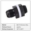 EVIL ENERGY Male 8AN Bulkhead Fuel Cell Fitting Adapter Aluminum Straight view 3