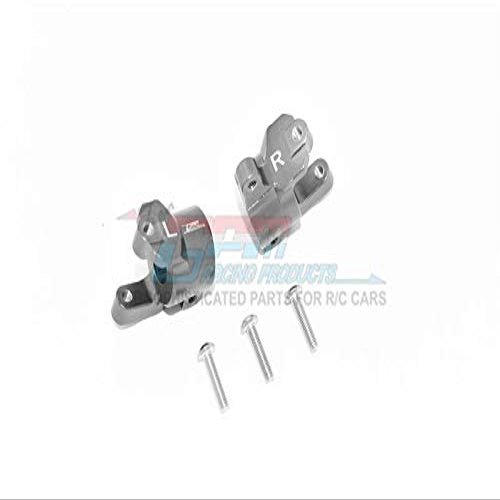 Element Enduro Sendero Trail Truck Upgrade Parts Aluminum Front C Hubs - 2Pc Set Gray Silver