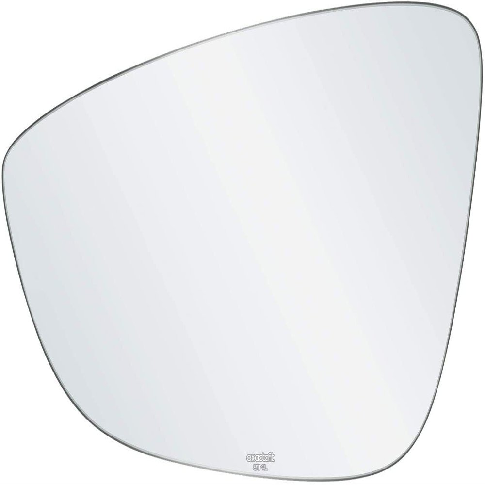 exactafit Driver Side Mirror Glass Replacement For VW Passat Jetta CC Eos VW Volkswagen Left Door Flat Mirrors Adhesives Rear View LH Lens 8114L