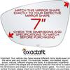 exactafit Driver Side Mirror Glass Replacement For VW Passat Jetta CC Eos VW Volkswagen Left Door Flat Mirrors Adhesives Rear View LH Lens 8114L view 2