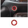 Keptrim Engine Start Stop Trim for 2010-2021 Dodge Challenger Charger RAM, for 2014 up Durango Red Aluminum Alloy 1pc view 1