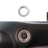 Keptrim for Challenger Charger Engine Start Stop Trim for 2010-2021 Dodge Challenger Charger, Silver Aluminum Alloy 1pc view 1