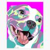Pitbull Art Vinyl Waterproof Sticker Decal Car Laptop Wall Window Bumper Sticker 5" view 1
