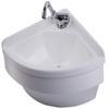 JZ Boat Caravan RV Camper White Acrylic Triangular Sink 380380180mm GR-Y003 view 1