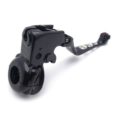 XKMT- Black Skull Clutch Lever Mount Bracket For H-D 96-07 Road King 95-03 Sportster 883 [P/N: MT436-002-GBK]