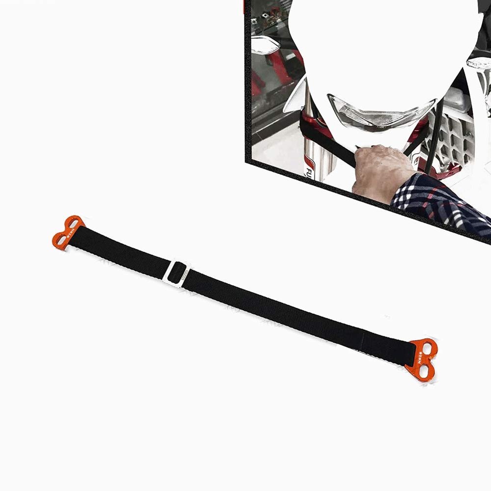 BOLLAER Front Rescue Belt for Motorcycle, Front Adjustable Rescue Strap for Dirtbikes Motocross Enduro Supercross Universal
