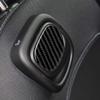 2pieces Carbon Fiber for Mini Cooper Hardtop F55 Hatchback F56 Accessories Car Seat Back Handle Interior Cover Trim Decal Sticker -Black view 1