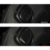 2pieces Carbon Fiber for Mini Cooper Hardtop F55 Hatchback F56 Accessories Car Seat Back Handle Interior Cover Trim Decal Sticker -Black view 2