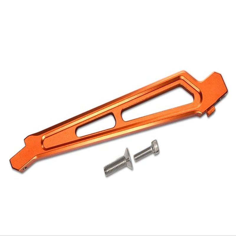 GPM for Arrma 1/7 Mojave 6S BLX Upgrade Parts Aluminum Front Chassis Brace - 1Pc Set Orange