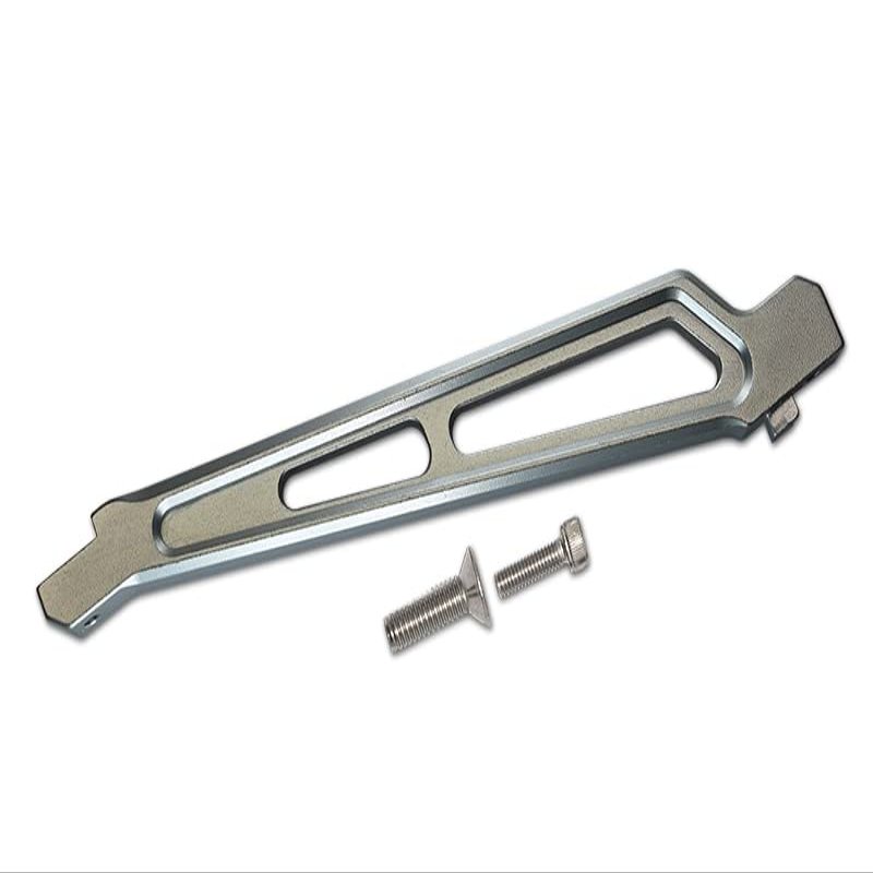 GPM for Arrma 1/7 Mojave 6S BLX Upgrade Parts Aluminum Front Chassis Brace - 1Pc Set Silver
