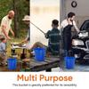 Mop Bucket 2.5 Gallon Bucket for Cleaning - Plastic Car Wash Bucket with Grip Handle - Royal Blue Small Durable Plastic Pail for Fishing, Mopping, Cleaning Camping -10 Liter view 4