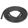 X AUTOHAUX 2 Pcs 4m 15x15mm Car D Shape Rubber Weather Waterproof Strip Seal Edge Protector Trim view 1
