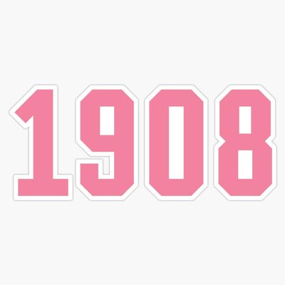 1908 Aka Pretty Girls Ivy Pearls Pink Green Phirst Pham Sticker Vinyl Bumper Sticker Decal Waterproof 5"