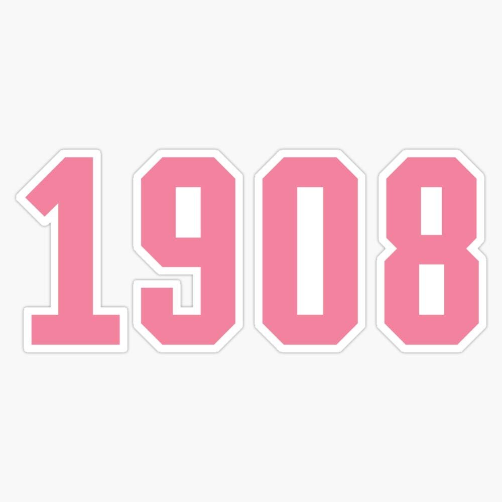 1908 Aka Pretty Girls Ivy Pearls Pink Green Phirst Pham Sticker Vinyl Bumper Sticker Decal Waterproof 5"