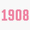 1908 Aka Pretty Girls Ivy Pearls Pink Green Phirst Pham Sticker Vinyl Bumper Sticker Decal Waterproof 5" view 1