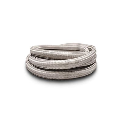 Vibrant SS Braided Flex Hose with PTFE Liner -12 AN (5 foot roll)