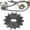 Alomejor Chain Sprocket Gear Electric Scoooter Motor Engine 14 Tooth Sprocket 12x17mm for Electric view 2