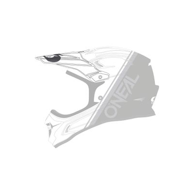 ONEAL - 0481-730 - SONUS HELMET VISOR SPLIT BLK/W