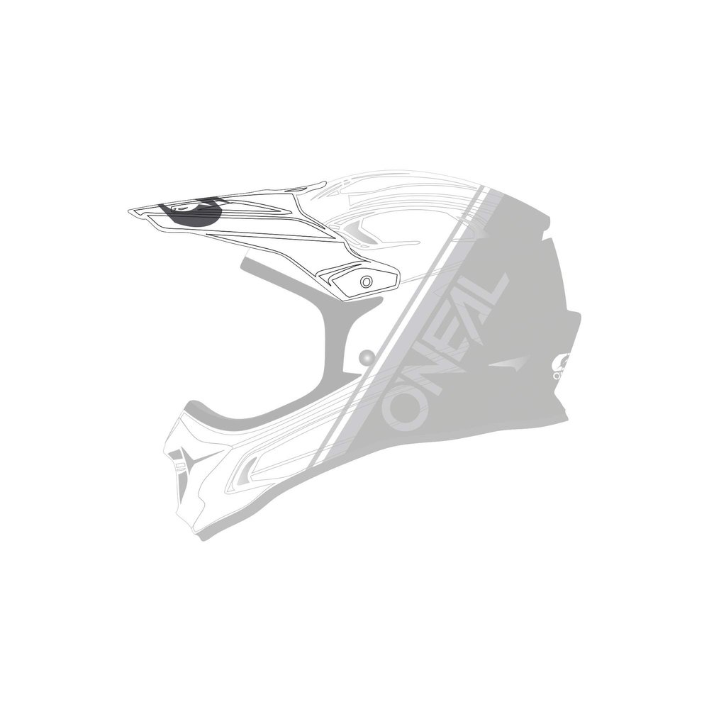 ONEAL - 0481-730 - SONUS HELMET VISOR SPLIT BLK/W