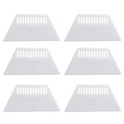 TOYANDONA 6pcs Plastic Film Decal Scraper Oil Paint Scraper for Easy Application Walls and Cars Tool for Indoor and Outdoor