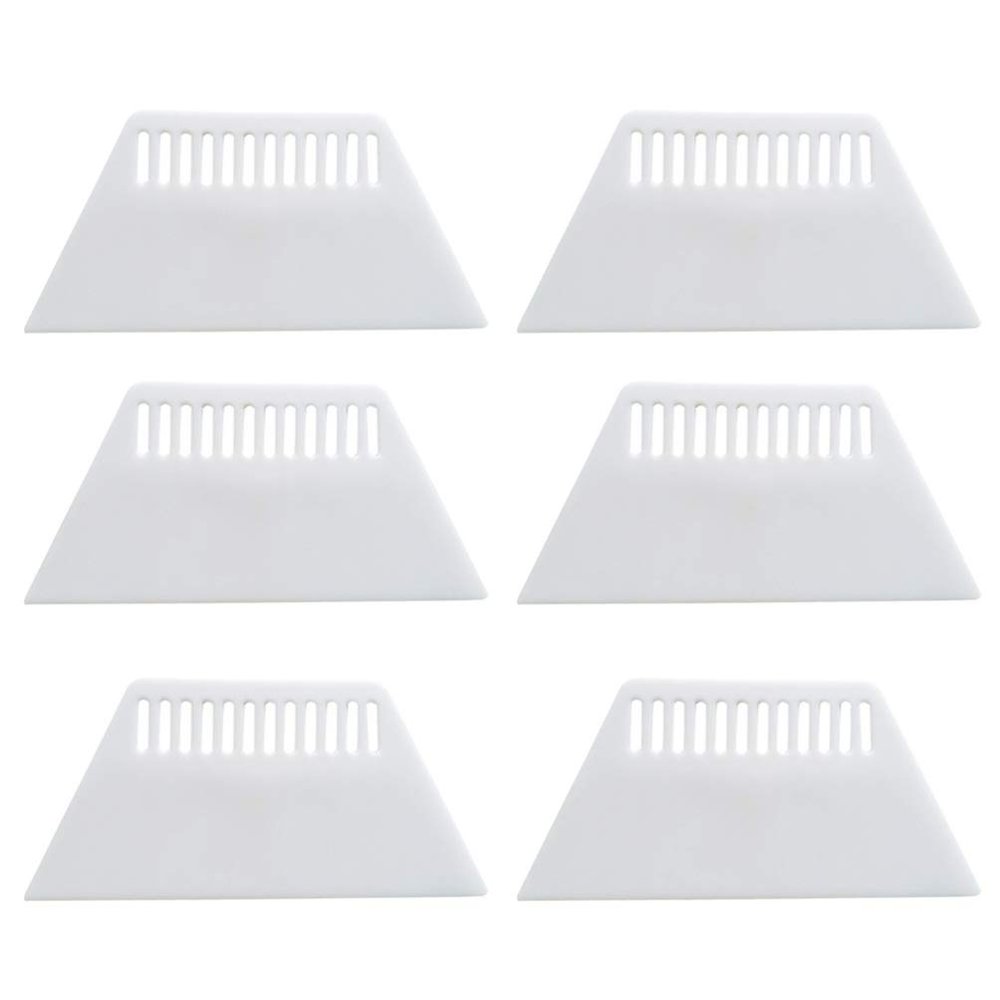 TOYANDONA 6pcs Plastic Film Decal Scraper Oil Paint Scraper for Easy Application Walls and Cars Tool for Indoor and Outdoor
