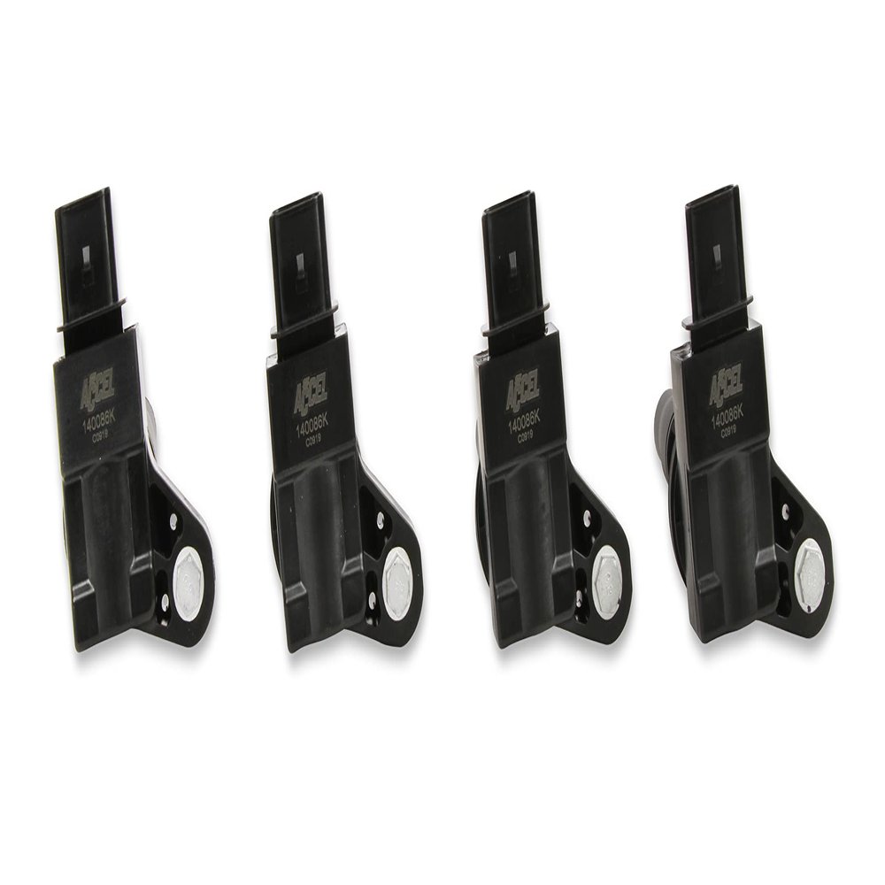 ACCEL 140086K-4 Ignition Coils - Black, 4-Pack