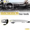 OCPTY Door Handle Exterior Front Driver Left Side Replacement for 2009-2014 Murano Outside Door Handle Chrome view 2