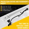 OCPTY Door Handle Exterior Front Driver Left Side Replacement for 2009-2014 Murano Outside Door Handle Chrome view 3