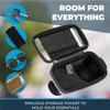 Roam Bike Universal Phone Holder + Waterproof Zipper Storage Case - Fits Smartphones Up To 4" x 7" - Velcro Strap Mounts To Bicycle Frame - Full Touchscreen Capabilities - Black view 3