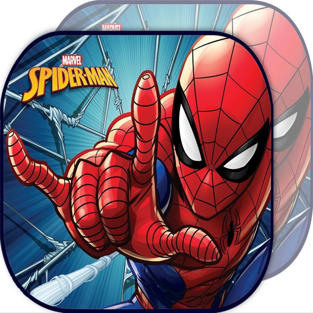 Marvel Spiderman Sunshade Pair of Sun Shade Car Sun Shade Spiderman Man Child
