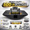 500 lb Rated Heavy Duty Boat Trailer Step USA Made Welded Steel Boarding Platform Fits 2" x 4" Trailer Frames Anti-Slip Diamond Tread Hardware Included view 3