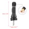 X AUTOHAUX 4pcs Tire Pressure Sensor Rubber Valve Stem Bevel Mouth Black for Nissan view 2