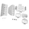Tbest RC Skid Plate Set, Durable Chassis Armor Protection Axle Guard Kit 6Pcs Brass Parts for Off-Road Racing, RC Hobbyists, Daily Upgrades view 4