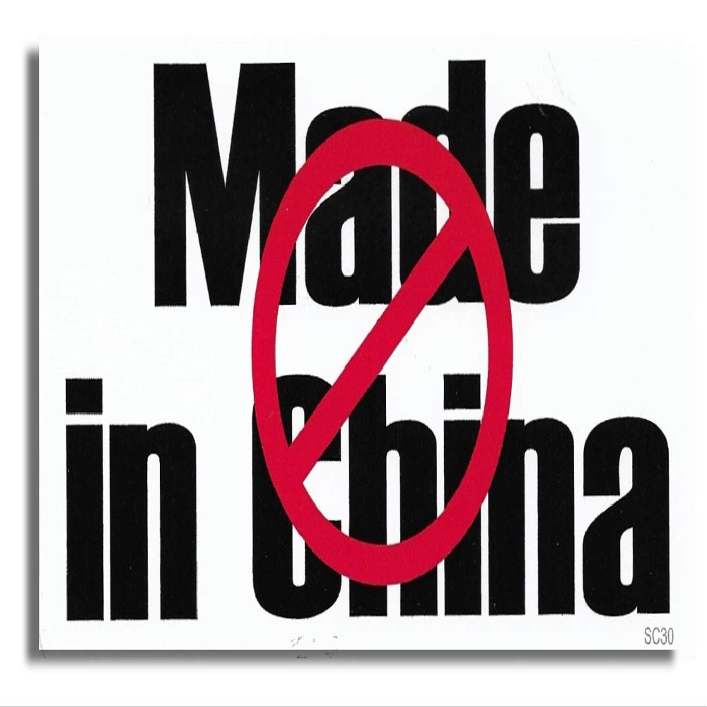 Gear Tatz - (NOT) Made in China - Political Car Magnet - 2.75 x 5.5 inches - Professionally Made in The USA - Magnetic Decal