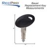 RV Keys K300 Series | RV Replacement Keys | Bauer Replacement Key (K359) view 3