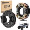 10L0L Golf Cart Brake Assembly with Brake Shoes 2 PCS for EZGO TXT PDS Medalist 1996-up for Yamaha G14 G16 G19 G20 G21 G22 Driver and Passenger Side OEM#70998-G02 70998-G01 view 1