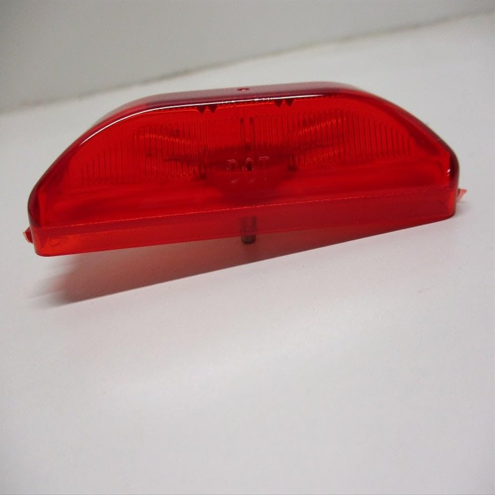 C2W Red 3.75" Rectangle Incandescent Camper Trailer Marker and Clearance Lights, 10 Pack, for Trailer Camper