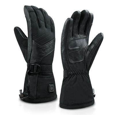 MOUNT TEC Explorer 3 Heated Motorcycle Gloves for Men & Women Winter Windproof Thermal Cycling Bike Gloves Heated Hand Warmer (Black, S)