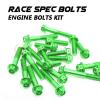 MC Motoparts Race Spec Engine Bolts Kit HEX Head M6 Compatible with TL1000R 1998-2003 98 99 00 01 02 03 (Green) view 2