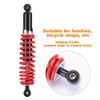 Aramox Shock Suspension, 350mm/13.8in Rear Shock Absorber Universal Fit forDune Quad Dirt Bike ATV view 3