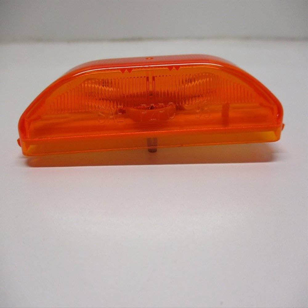 C2W Amber 3.75" Rectangle Incandescent Camper Trailer Marker and Clearance Lights, 10 Pack, for Trailer Camper