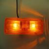 C2W Amber 3.75" Rectangle Incandescent Camper Trailer Marker and Clearance Lights, 10 Pack, for Trailer Camper view 3