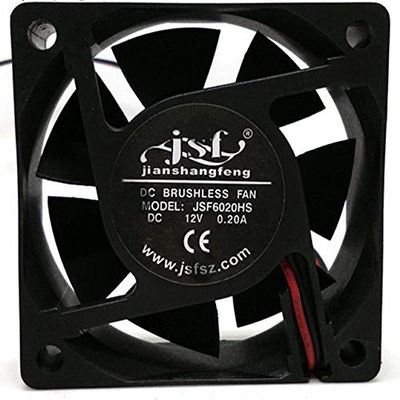 For JSF JSF6020HS 12V 0.20A 6020 6CM inverter fan
