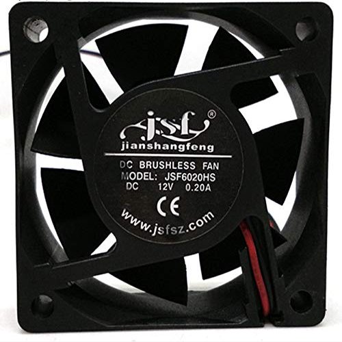 For JSF JSF6020HS 12V 0.20A 6020 6CM inverter fan