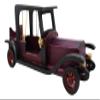 Ebros Gift Hand Made Harwood Classic Vintage Retro Antique Style Looking Automobile Automotive Wine Bottle Caddy Holder Handicraft Figurine (Purple Model T Sedan Car) view 3