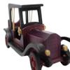 Ebros Gift Hand Made Harwood Classic Vintage Retro Antique Style Looking Automobile Automotive Wine Bottle Caddy Holder Handicraft Figurine (Purple Model T Sedan Car) view 4