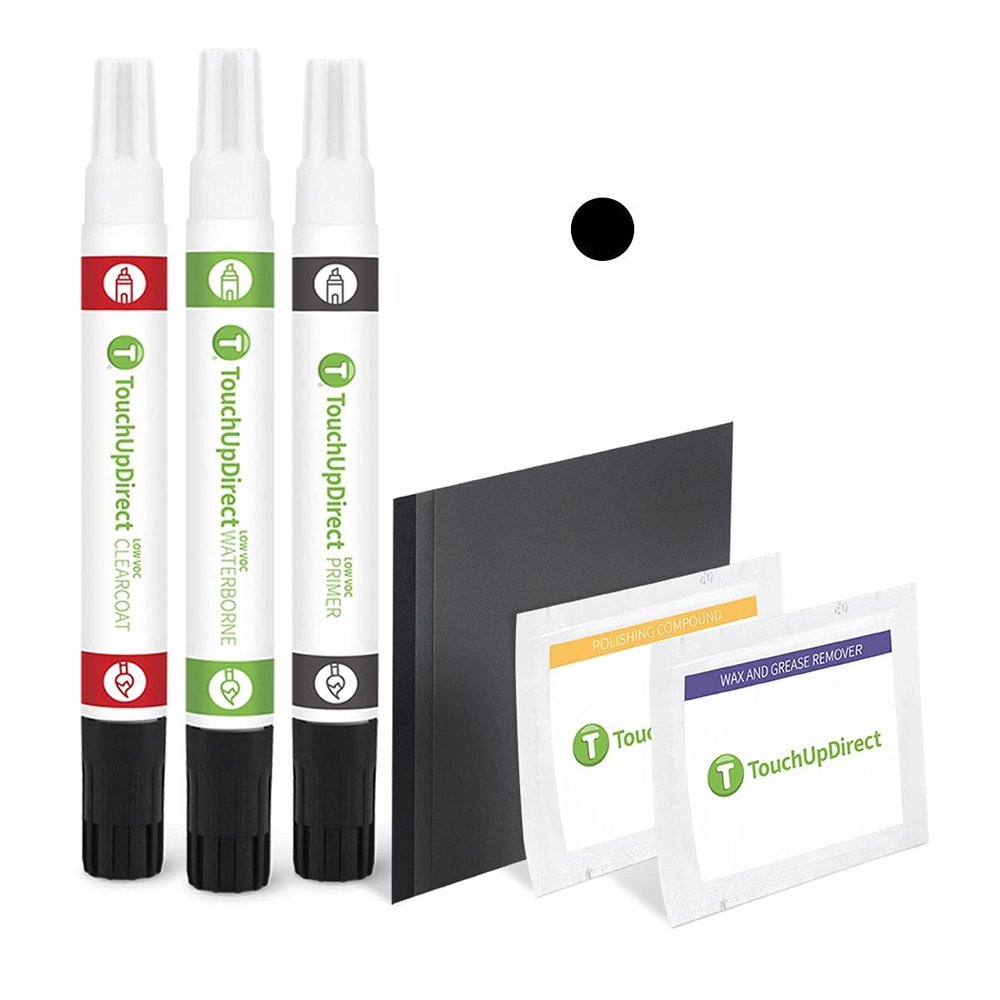 TouchUpDirect G1 Shadow Black Compatible with Ford Exact Match Touch Up Paint Combo - Platinum Kit