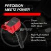 APR Ignition Coil MS100192 (Red) Fits A Wide Range of VW Volkswagen, Audi, Lamborghini, Porsche, and Bentley Vehicles - Direct Replacement for OEM Stock Parts - 1 Pack view 3