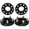 4pc Forged 5x4.75 Hubcentric Wheel Spacers 1.25 Inch Thick with 12x1.5 Stud view 1